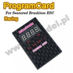 COMBO Bullistorm Brushless 10T 3930KV + ECS 60A + karta programu