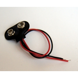 Klips baterii 9V (6F22) - zatrzask