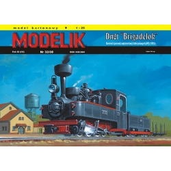 Modelik 0832 Niemiecki parowóz Dn2t "Brigadelok"