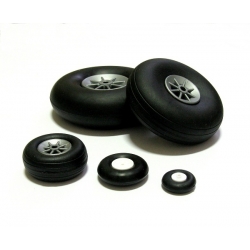 Koło gumowe z felgą plast. 44 mm - ECO