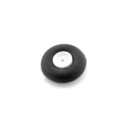 Koło gumowe z felgą plast. 44 mm - ECO