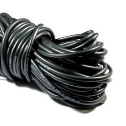 Kabel silikonowy 16 AWG czarny 0,5m